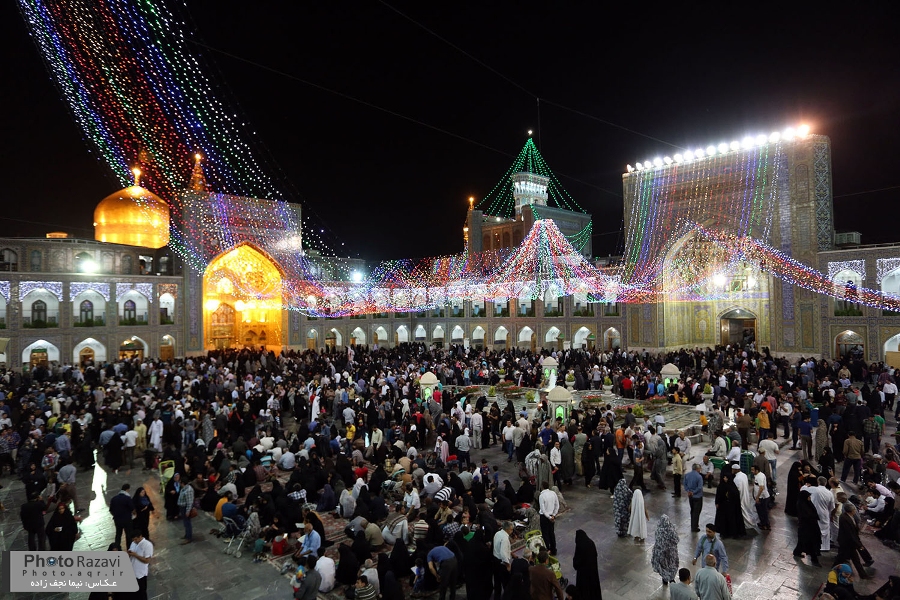 Photos: Eid Mab'ath celebrates at Imam Ridha holy shrine in Mashhad